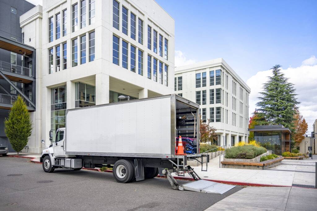 Efficient moving company truck